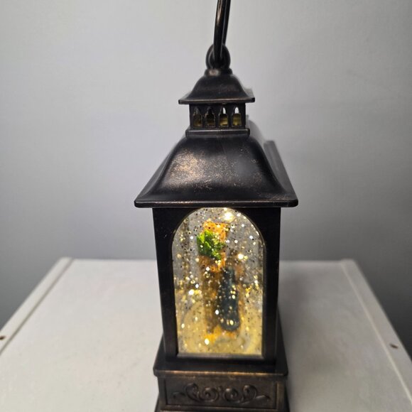 Nativity Scene Lighted Snow Globe Motion Glitter Lantern - Picture 5 of 8